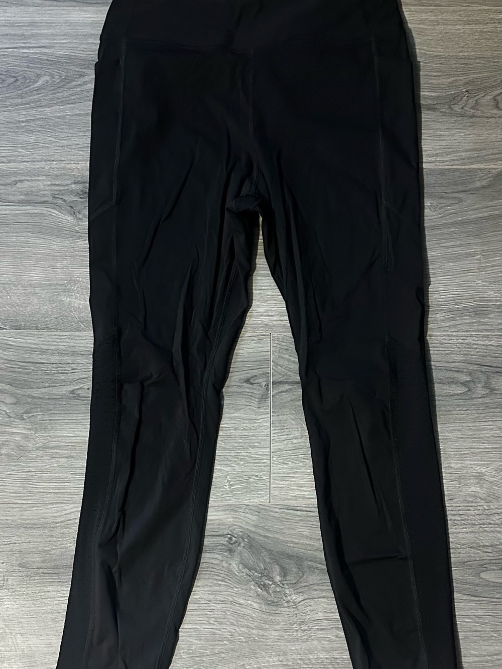 Avia Black Athletic Joggers with Mesh Panels